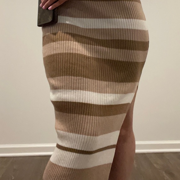 Midi Dress for Neutral Lovers 🤎 “You’re My Fave” Sweater Dress by Fashion Nova - Picture 10 of 13